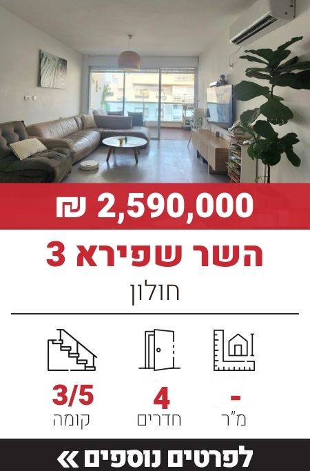 השר שפירא 3, חולון