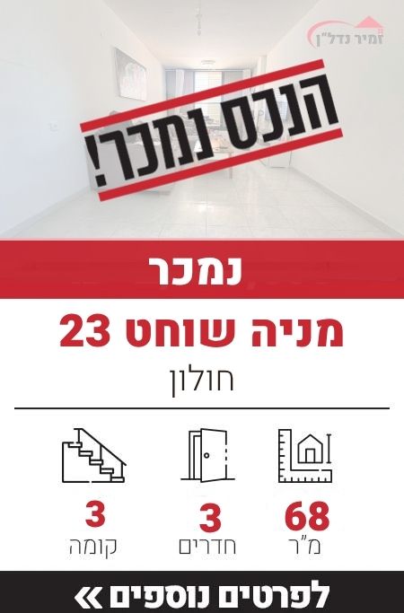 מניה שוחט 23, חולון